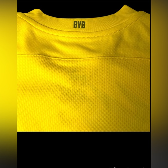 NWT $70 Puma Borussia Dortmund BVB Yellow Soccer Jersey Youth Size L (13-14Y) - Picture 10 of 10